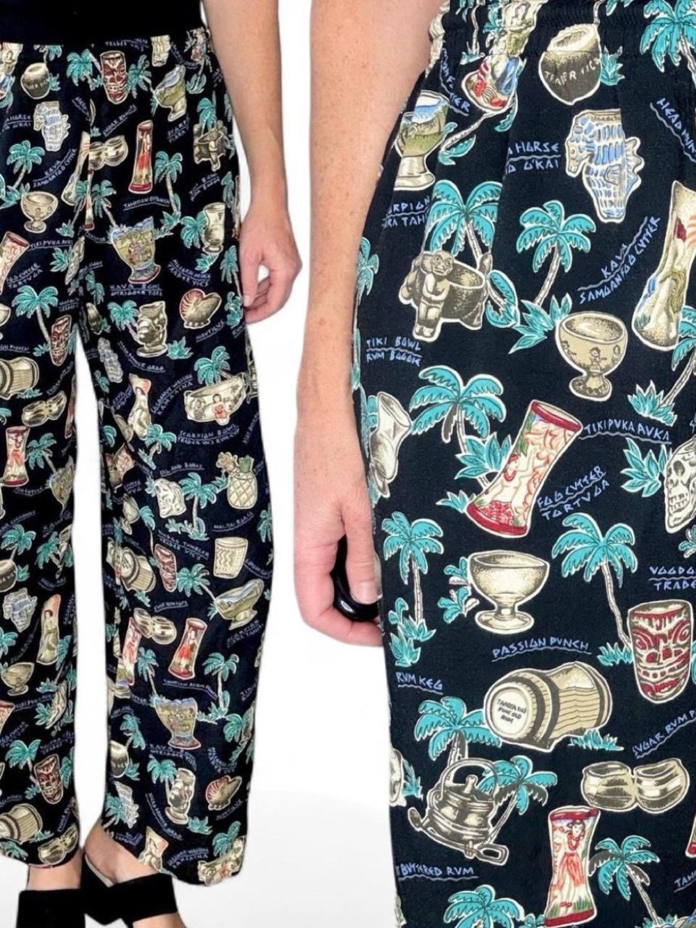 Vintage Reyn Spooner Hawaiian Printed Casual Pants
